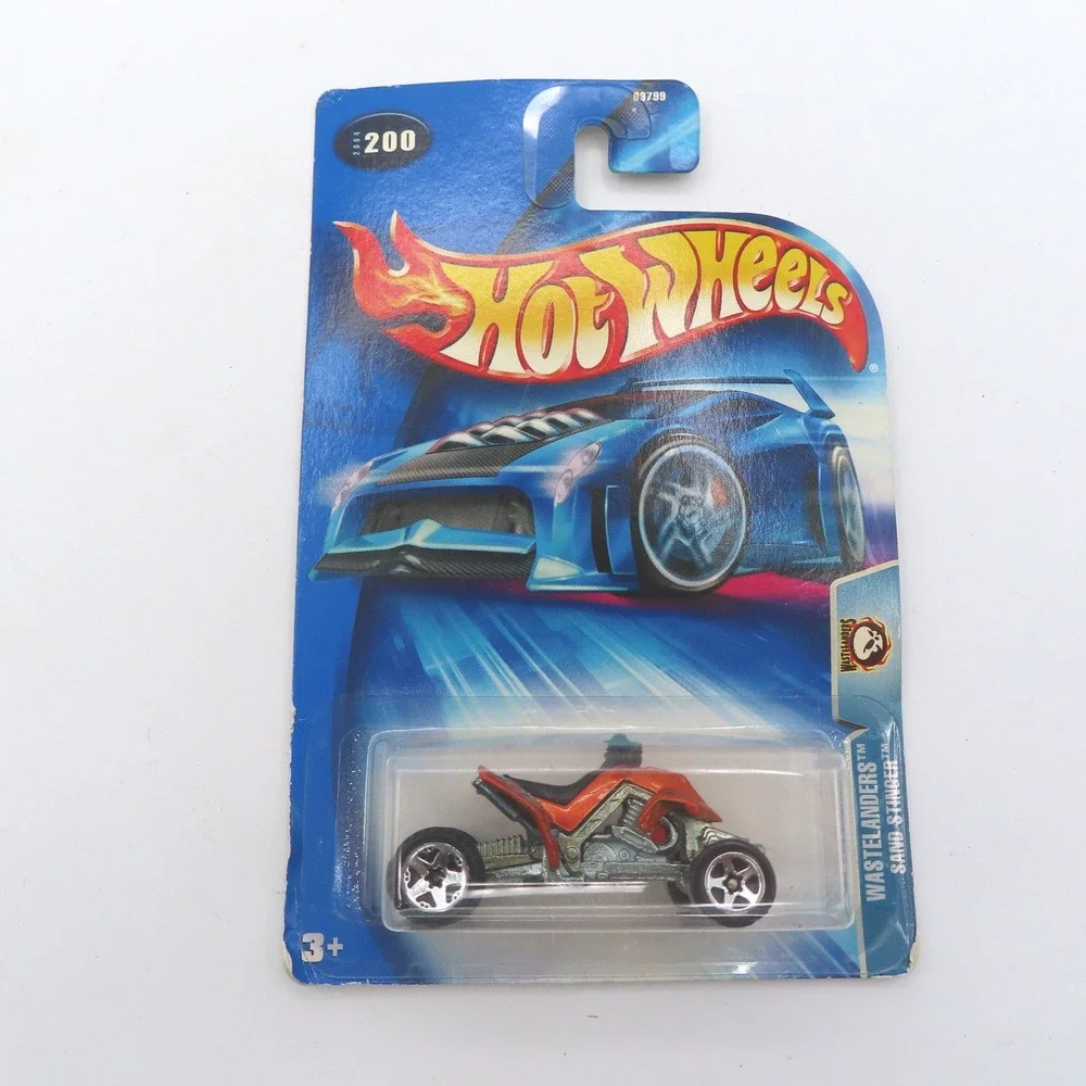 Hot Wheels 2004 Wastelanders Sand Stinger Orange Diecast Car 200 B3799